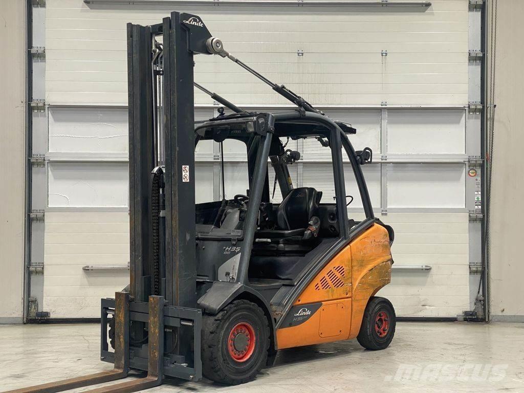 Linde H35T-02 Wózki LPG