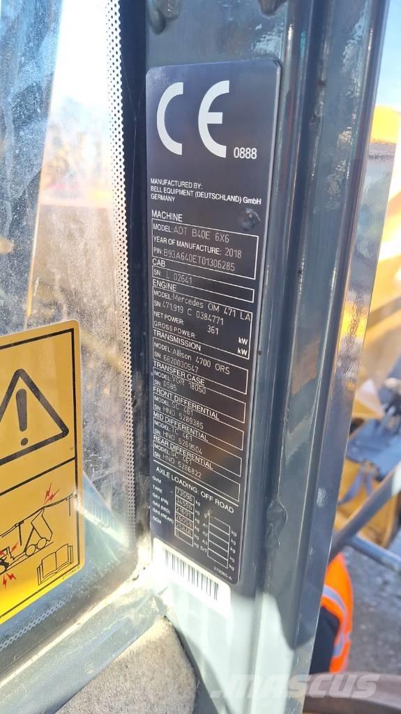 Bell B 40 E Wozidła przegubowe