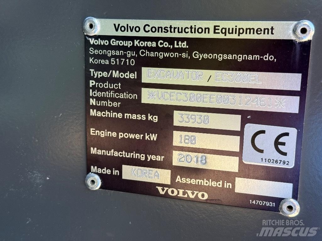 Volvo EC 300 EL Koparki gąsienicowe