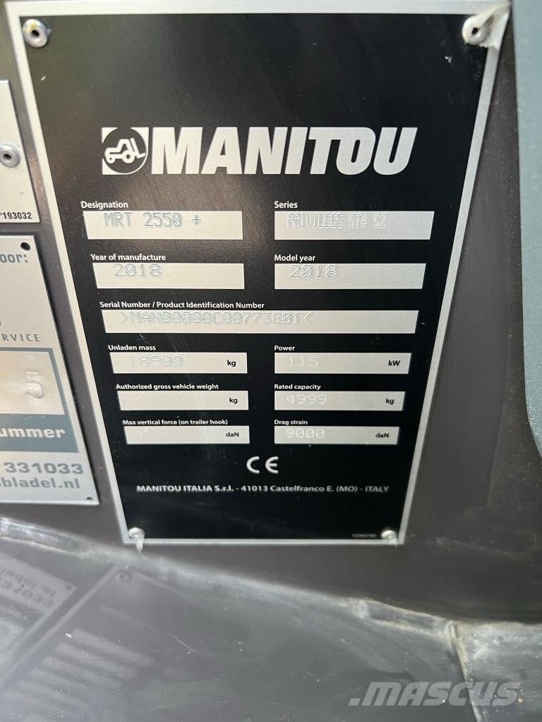Manitou Mrt 2550 Ładowarki teleskopowe