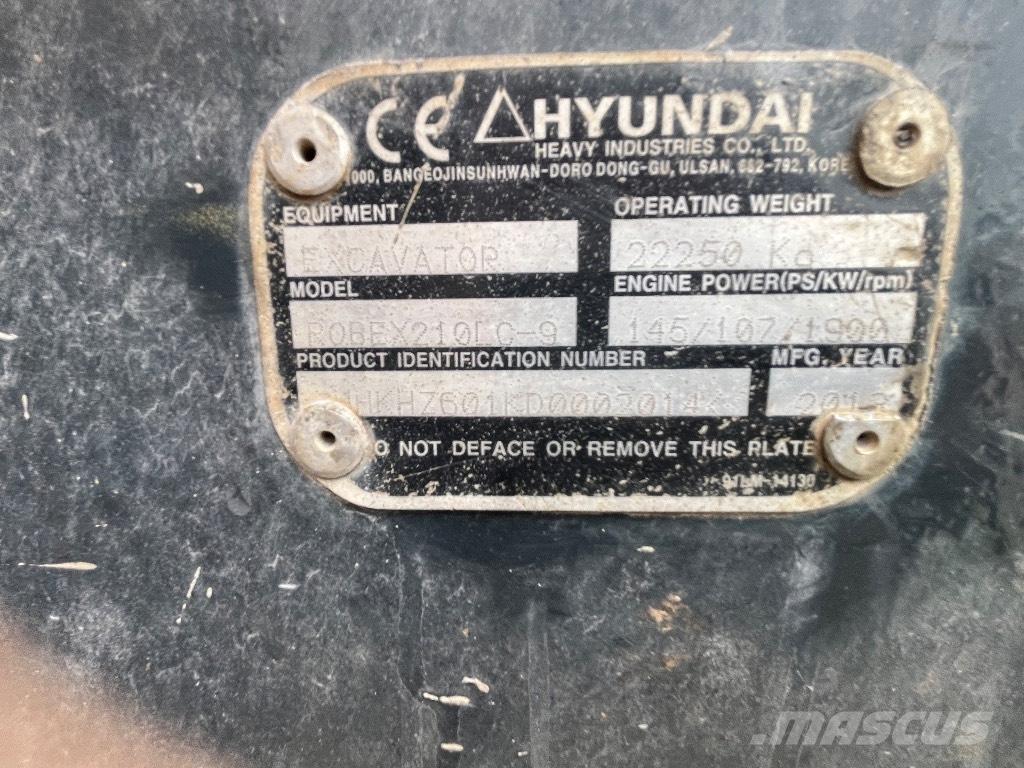 Hyundai 210-9! Koparki gąsienicowe