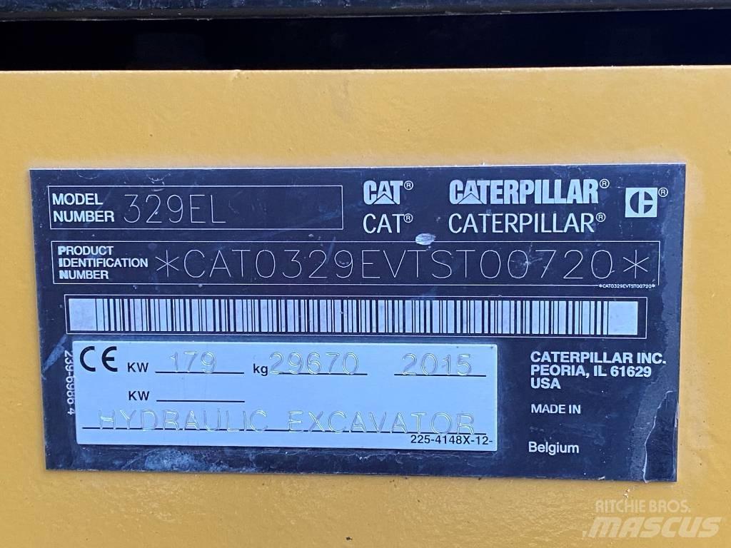 CAT 329 EL Koparki gąsienicowe