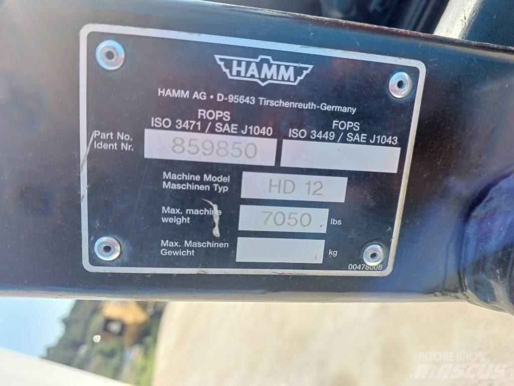 Hamm HD 12 Walce dwubębnowe