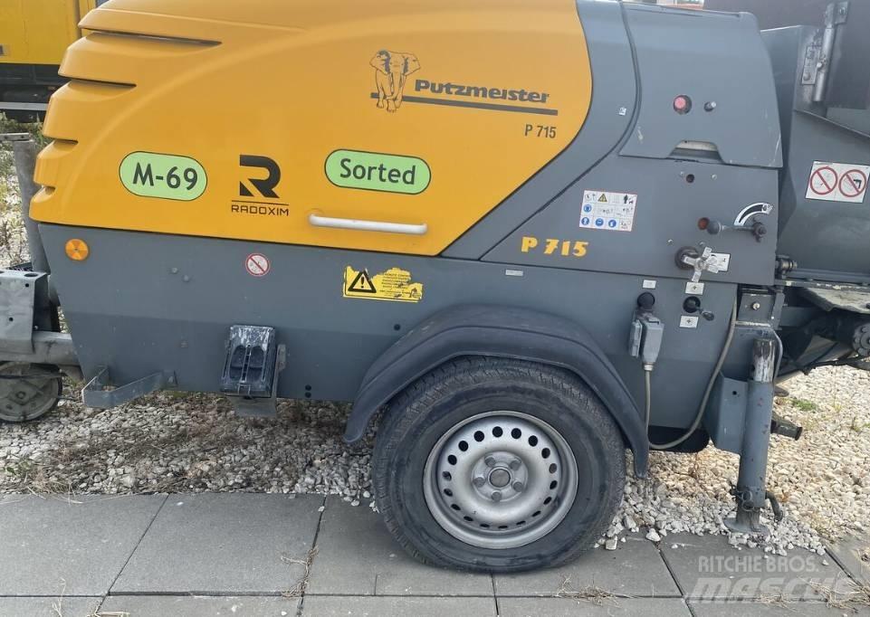 Putzmeister P 715 TD Samojezdne pompy do betonu