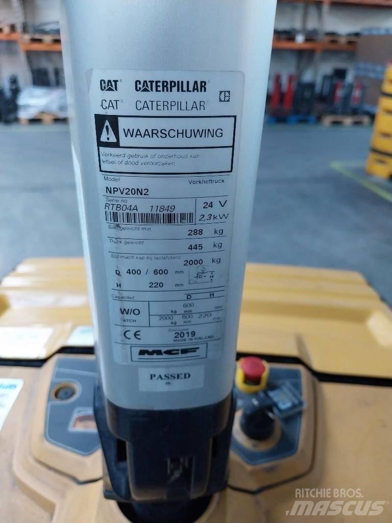 CAT NPV 20 N2 Wózki widłowe unoszące z platformą dla operatora