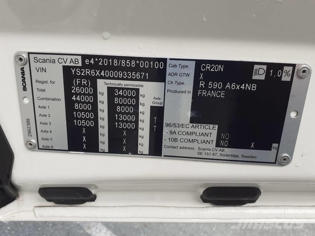Scania R 590 V8 6x4 Ciągniki siodłowe