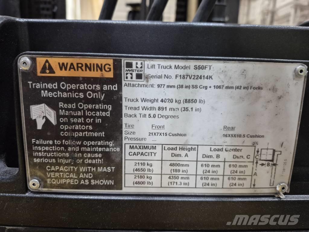 Hyster S 50 FT Wózki widłowe inne