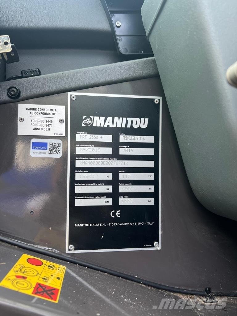 Manitou MRT 2550 Ładowarki teleskopowe