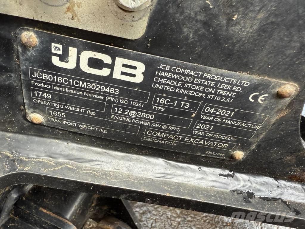JCB 16 C-1 Minikoparki