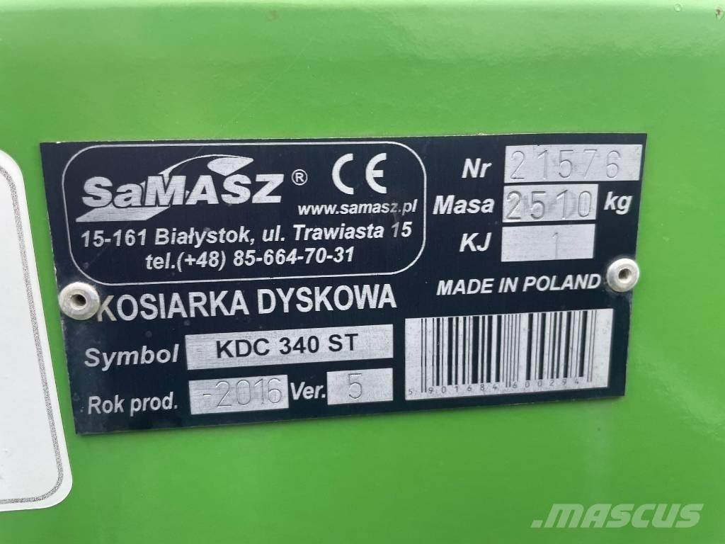 Samasz KDC 340 S T Kosiarki ze wstępną obróbka paszy
