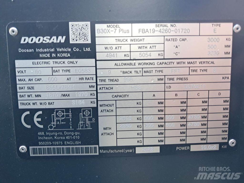 Doosan B30X-7 Plus Wózki elektryczne