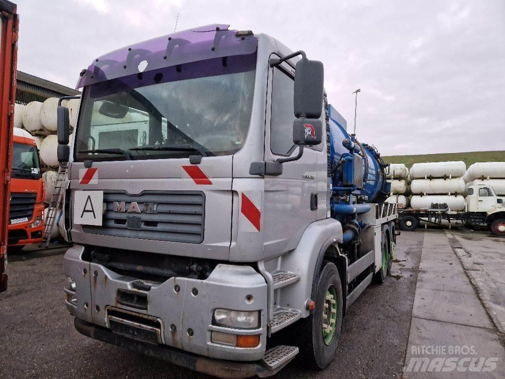 MAN TGA 26.360 6X2 Kombi / koparki ssące