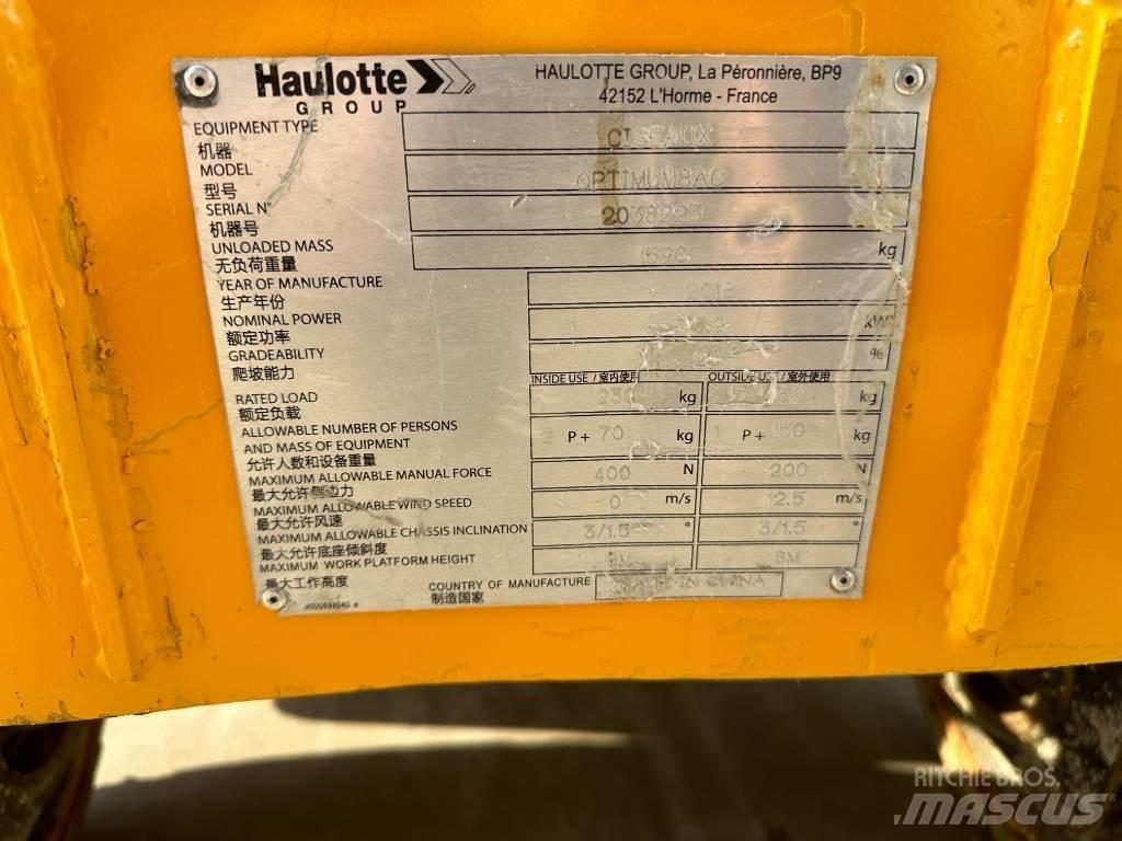 Haulotte OPTIMUM 8 Podnośniki nożycowe