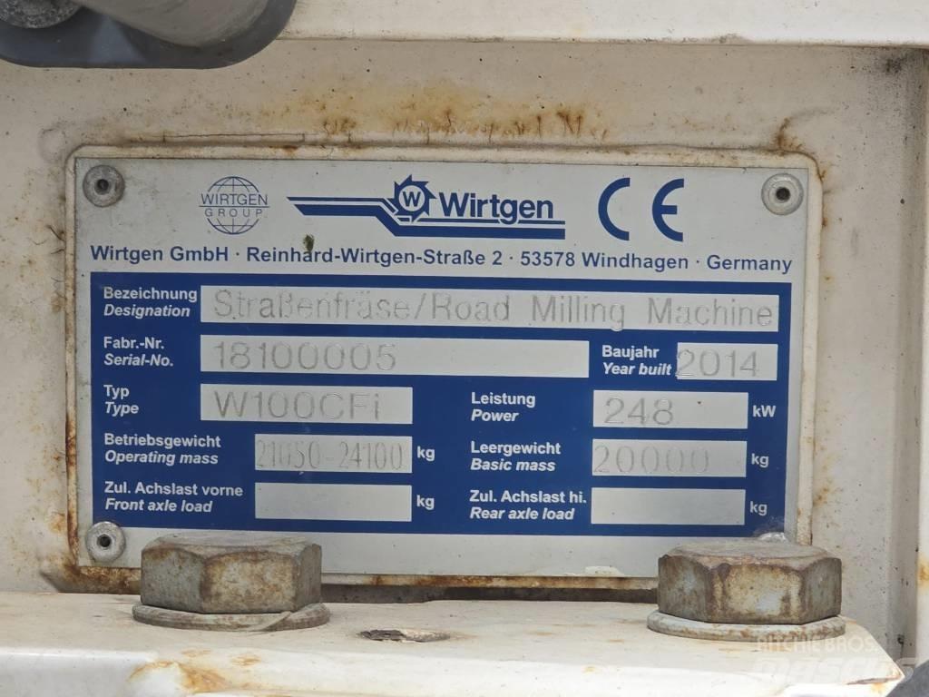 Wirtgen W 100 CFI Frezarki do asfaltu