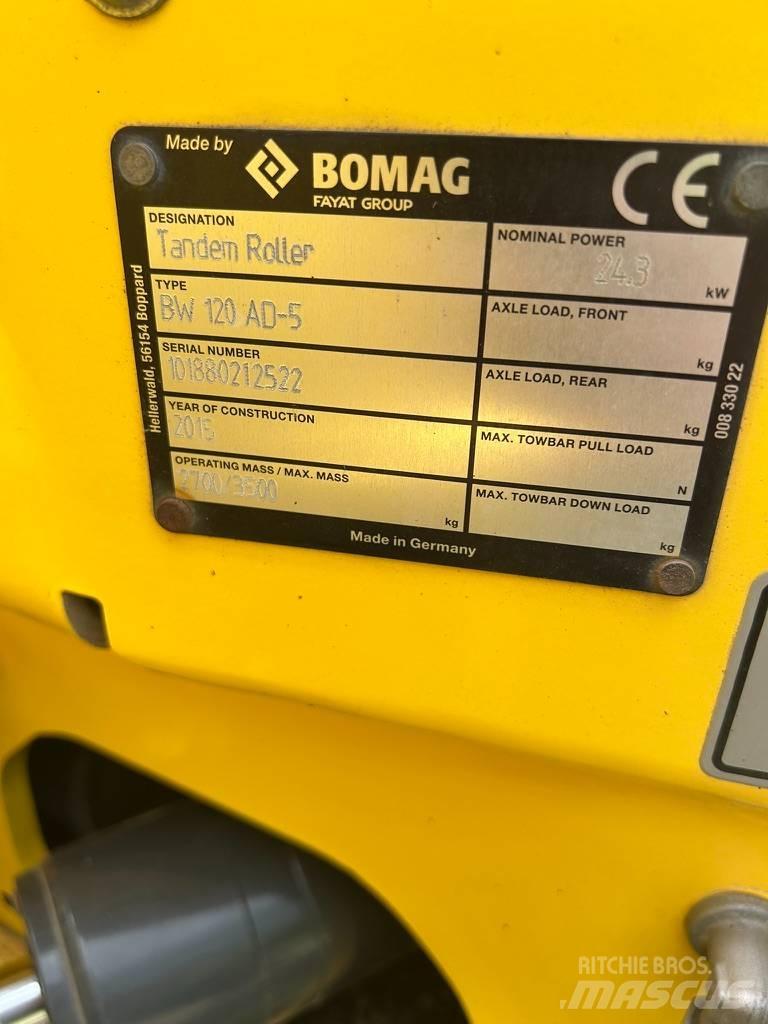 Bomag BW 120 AD-5 Walce dwubębnowe