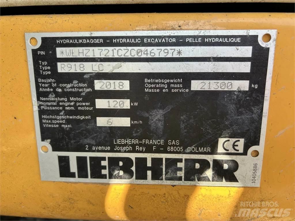 Liebherr R918 LC Koparki gąsienicowe