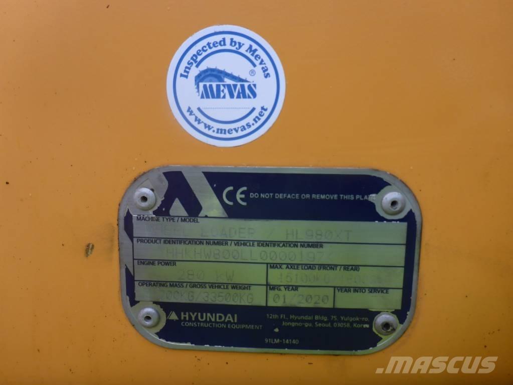 Hyundai HL980XT Ładowarki kołowe