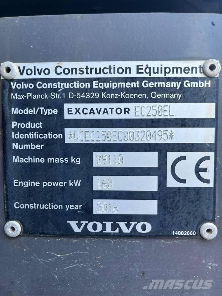 Volvo EC 250 E Koparki gąsienicowe