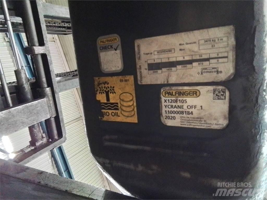 Palfinger X120f105 Żurawie do forwarderów