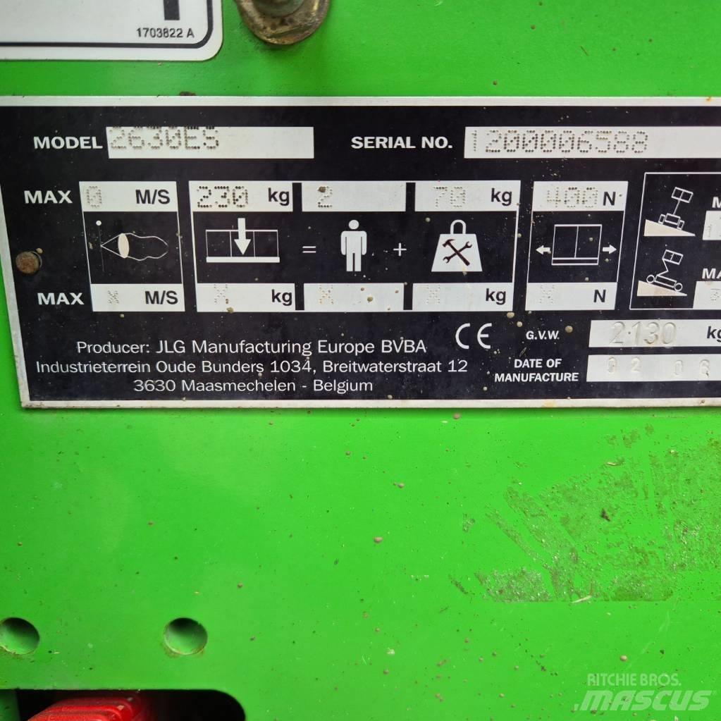 JLG 2630 ES Podnośniki nożycowe
