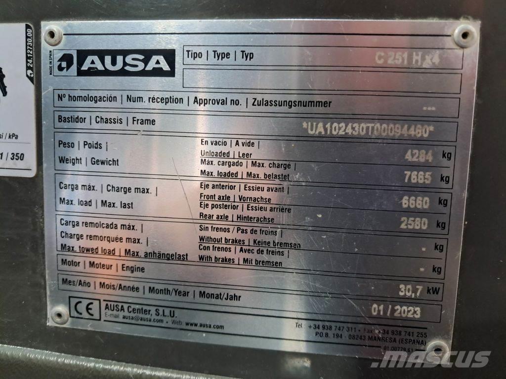 Ausa C251 HX4 Wózki widłowe terenowe