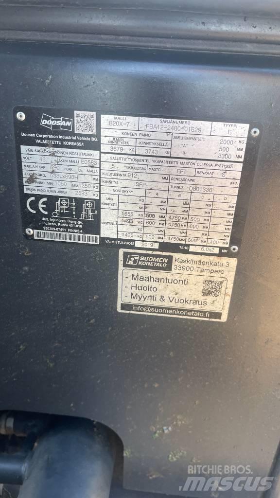 Doosan B20X-7 Wózki elektryczne