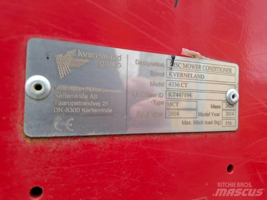 Kverneland 4336 CT Kosiarki ze wstępną obróbka paszy