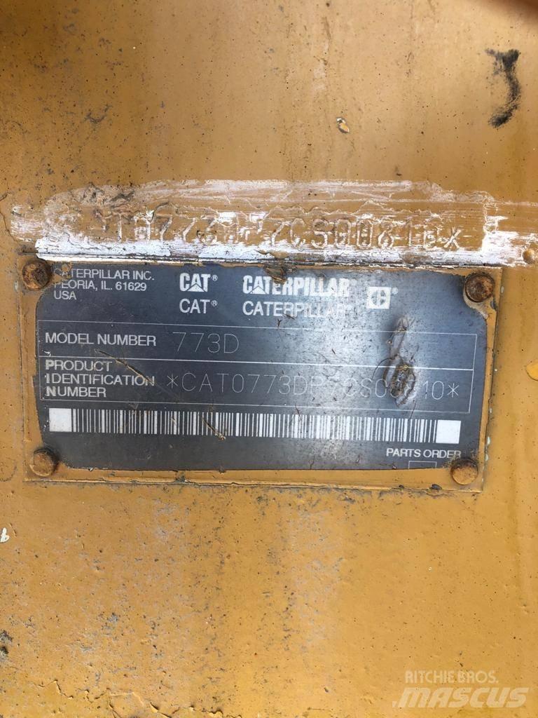 CAT 773 D Wozidła sztywnoramowe