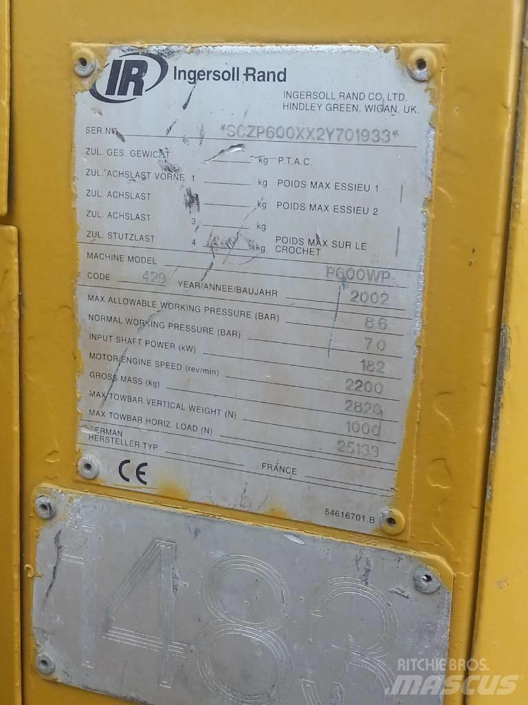 Ingersoll Rand P 600 Kompresory