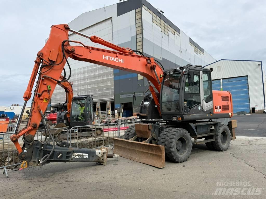 Hitachi ZX 140 W-3 Koparki kołowe