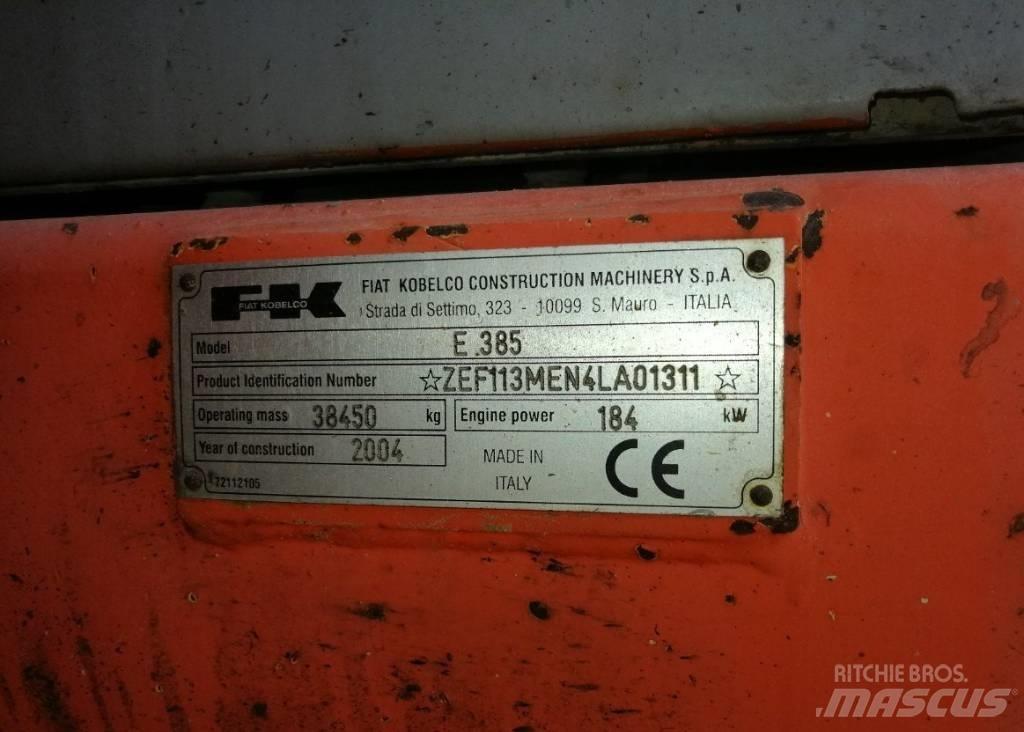 Fiat-Kobelco E385 Koparki gąsienicowe