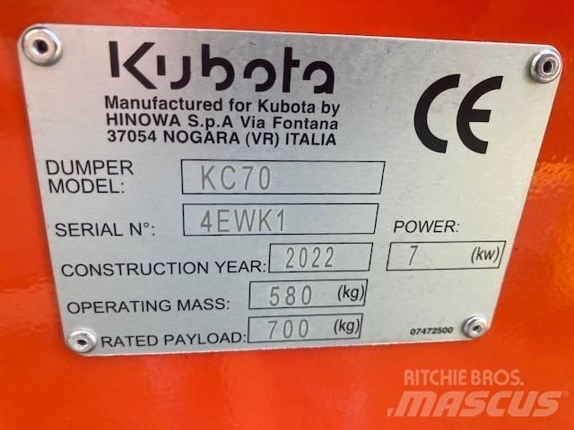 Kubota KC 70 H-4 Wozidła kolebkowe