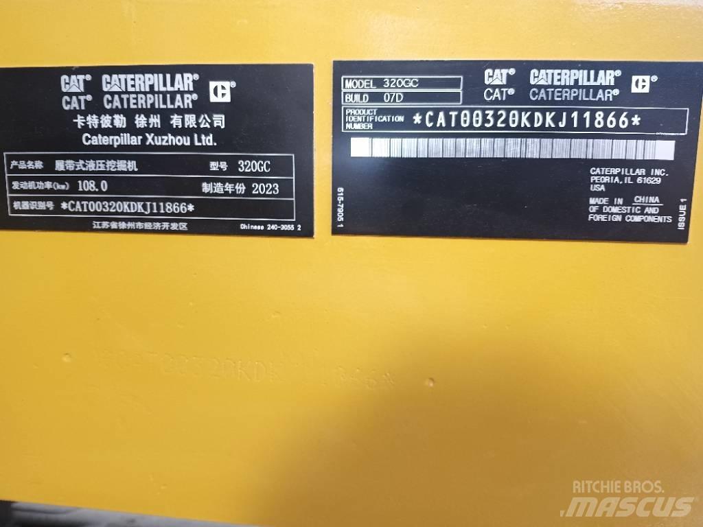 CAT 320 GC Koparki gąsienicowe