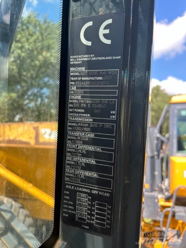 Bell B30E Wozidła przegubowe