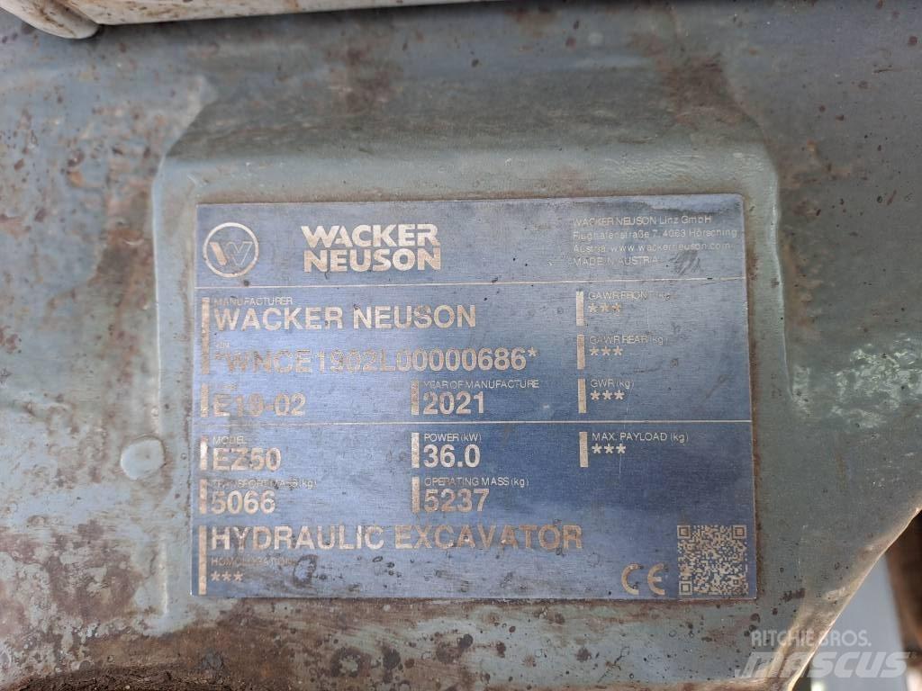 Wacker Neuson EZ50 Koparki gąsienicowe