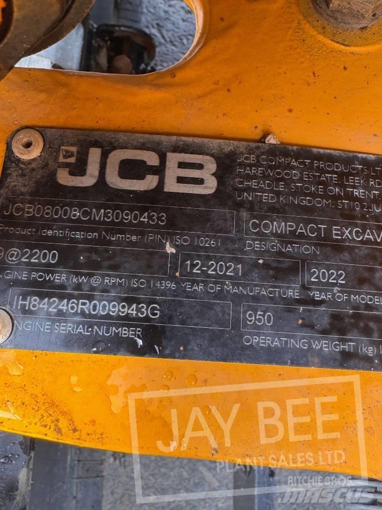 JCB 8008 Minikoparki