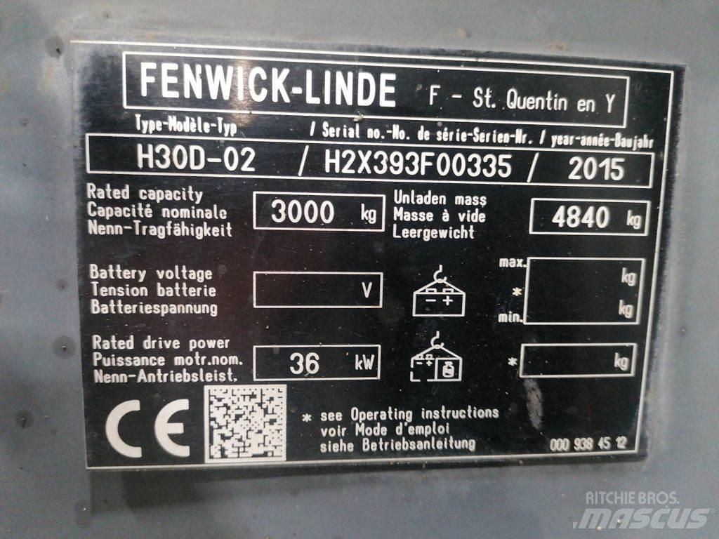 Linde H30D-02 Wózki Diesla