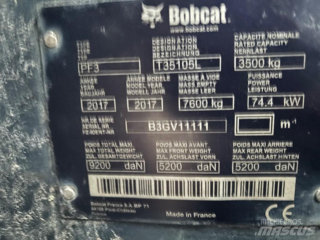 Bobcat T 35.105 L Ładowarki teleskopowe