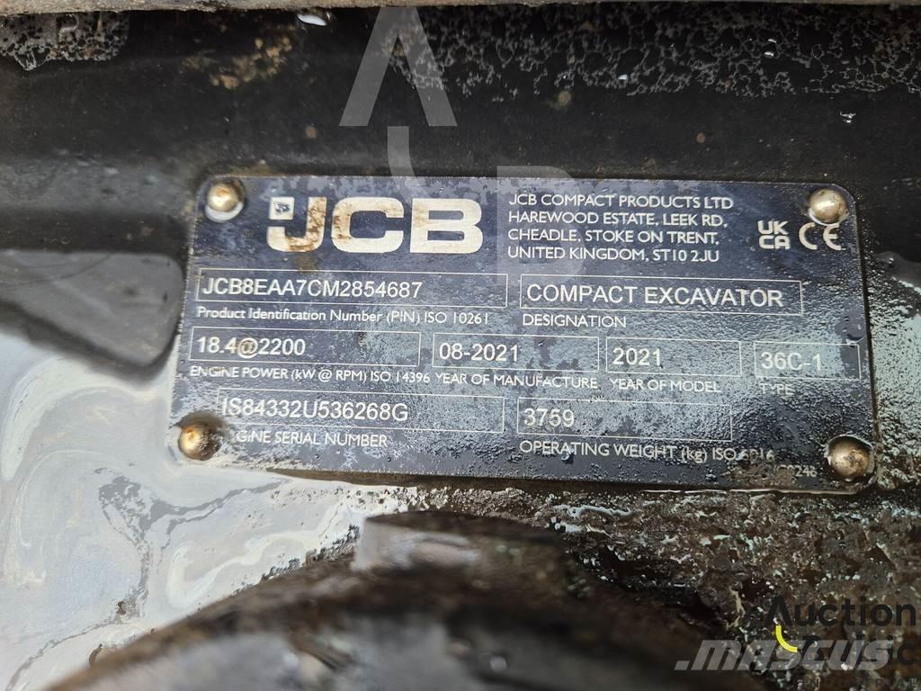 JCB 36C-1 Minikoparki