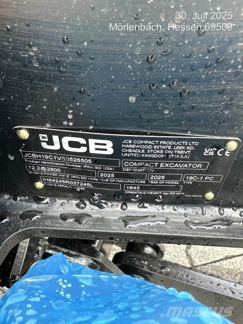 JCB 19C-1 Minikoparki