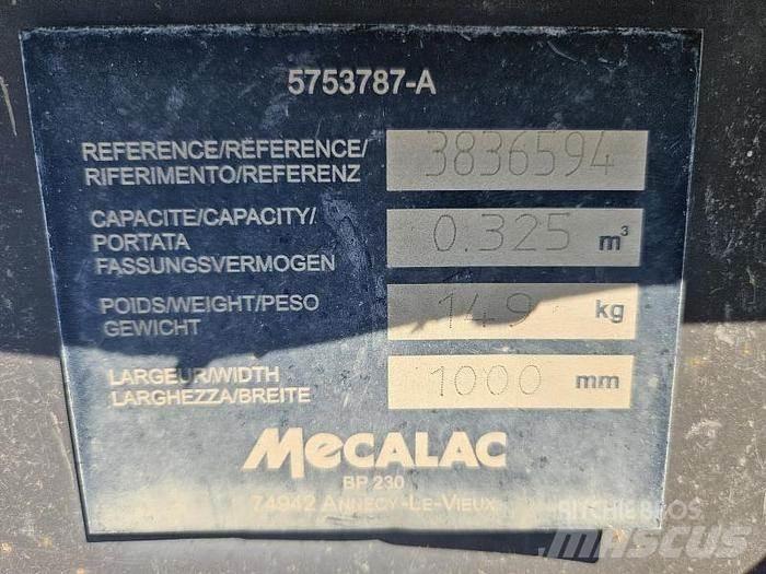 Mecalac Connect Łyżki do ładowarek