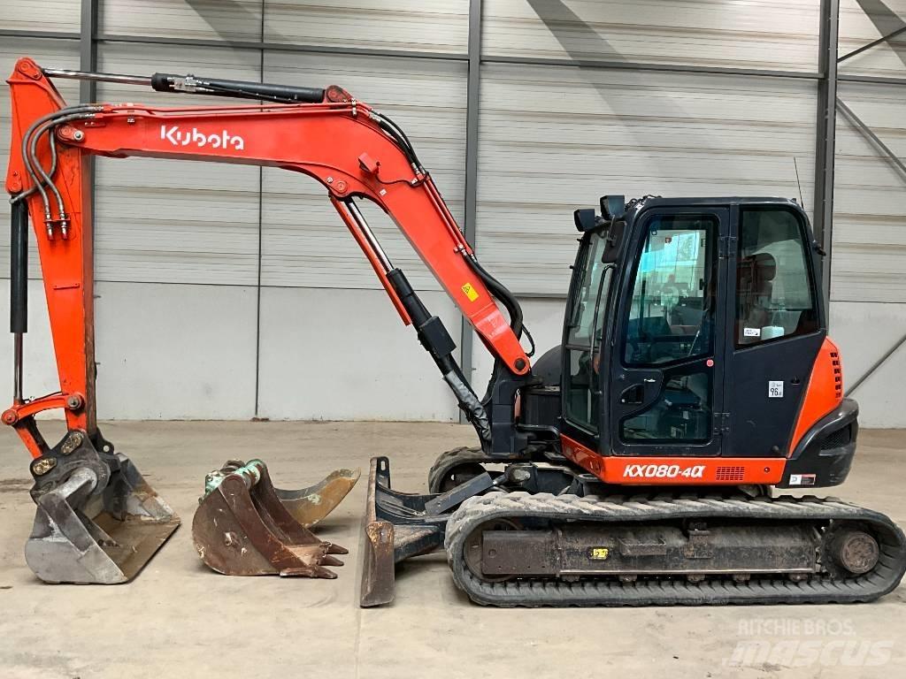 Kubota KX 080-4 A Midikoparki  7t - 12t