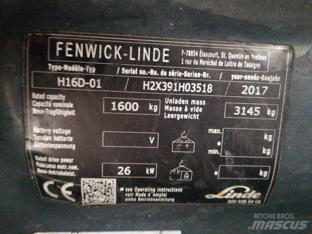 Linde H16D-01 Wózki Diesla