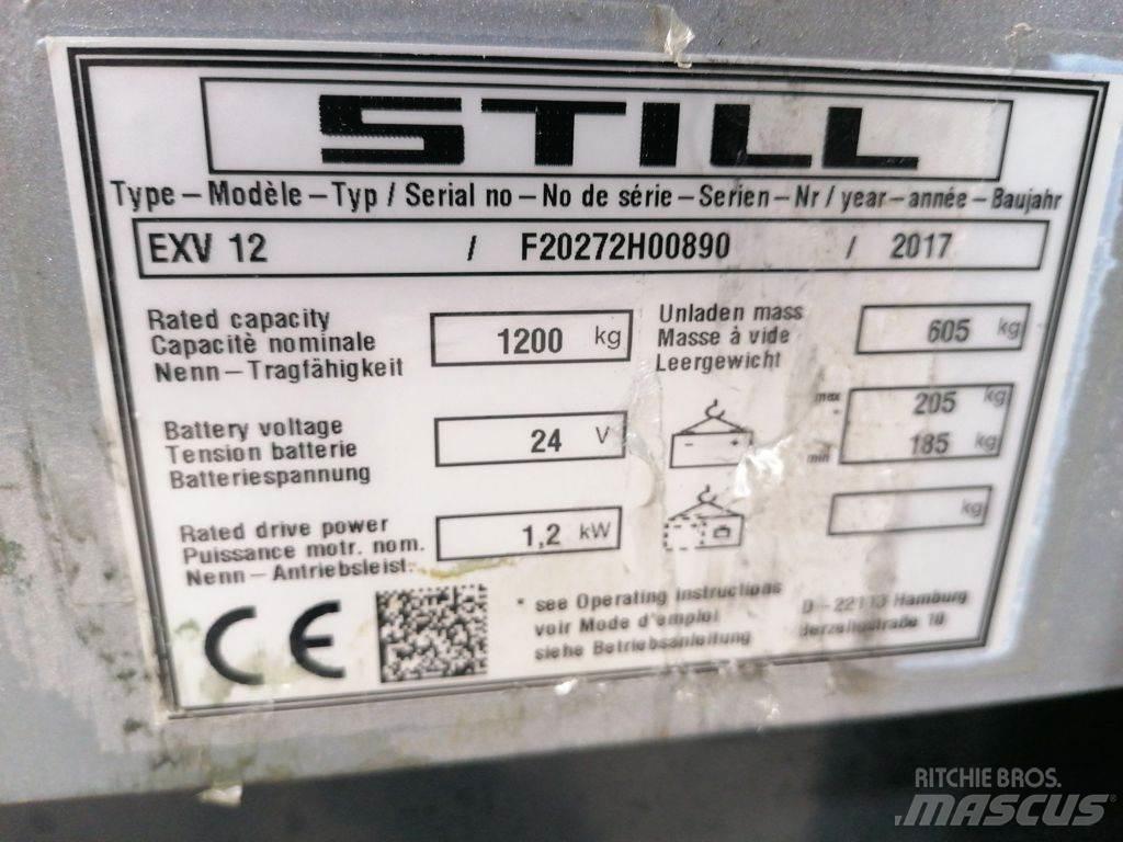 Still EXV12 Wózki widłowe unoszące z dyszlem