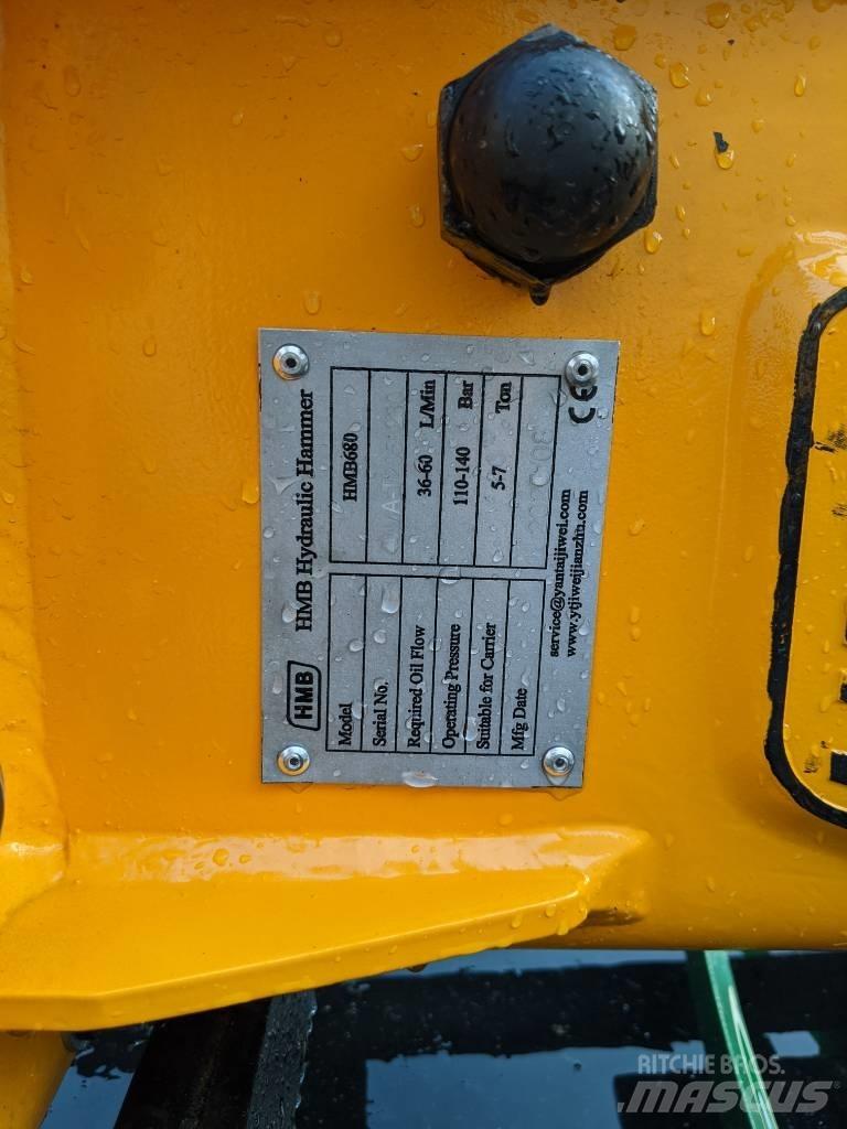  Hanmen HMB680 Młoty hydrauliczne