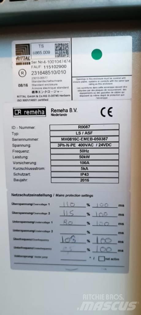  Remeha ELW 50-100 Agregaty prądotwórcze gazowe