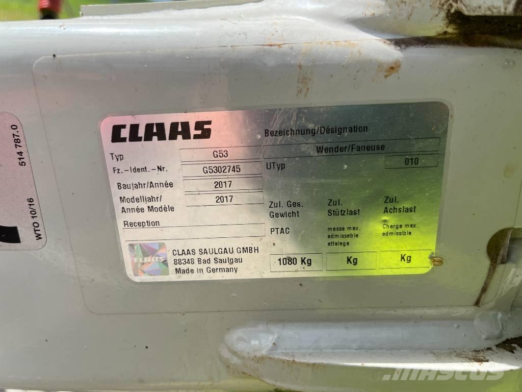 CLAAS Volto 800 Zgrabiarki i przetrząsacze