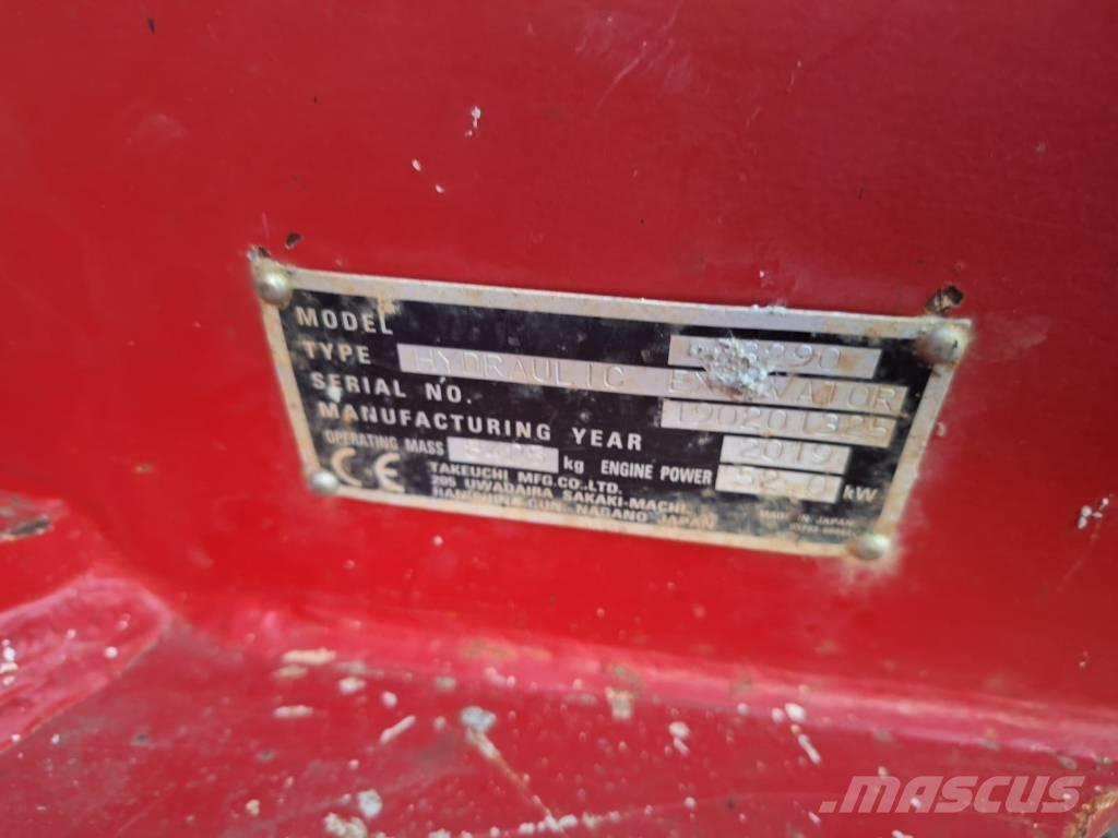 Takeuchi TB 290 Midikoparki  7t - 12t