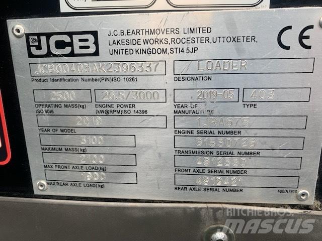 JCB 403 Ładowarki kołowe