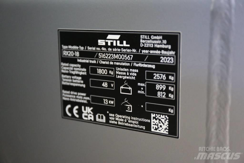 Still RX20-18 Wózki elektryczne